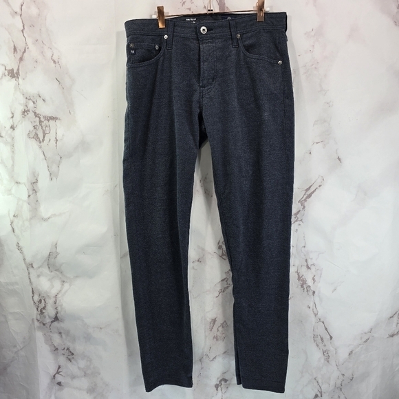 AG Adriano Goldschmied Pants Mens 32 X 34 Blue The Tellis Modern Slim Straight - Picture 6 of 13